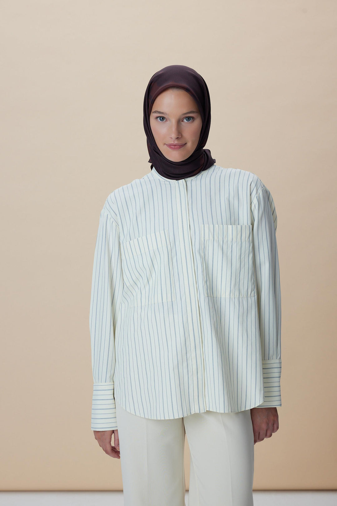 Maisa Farah Mulberry İpek Eşarp - Bordo