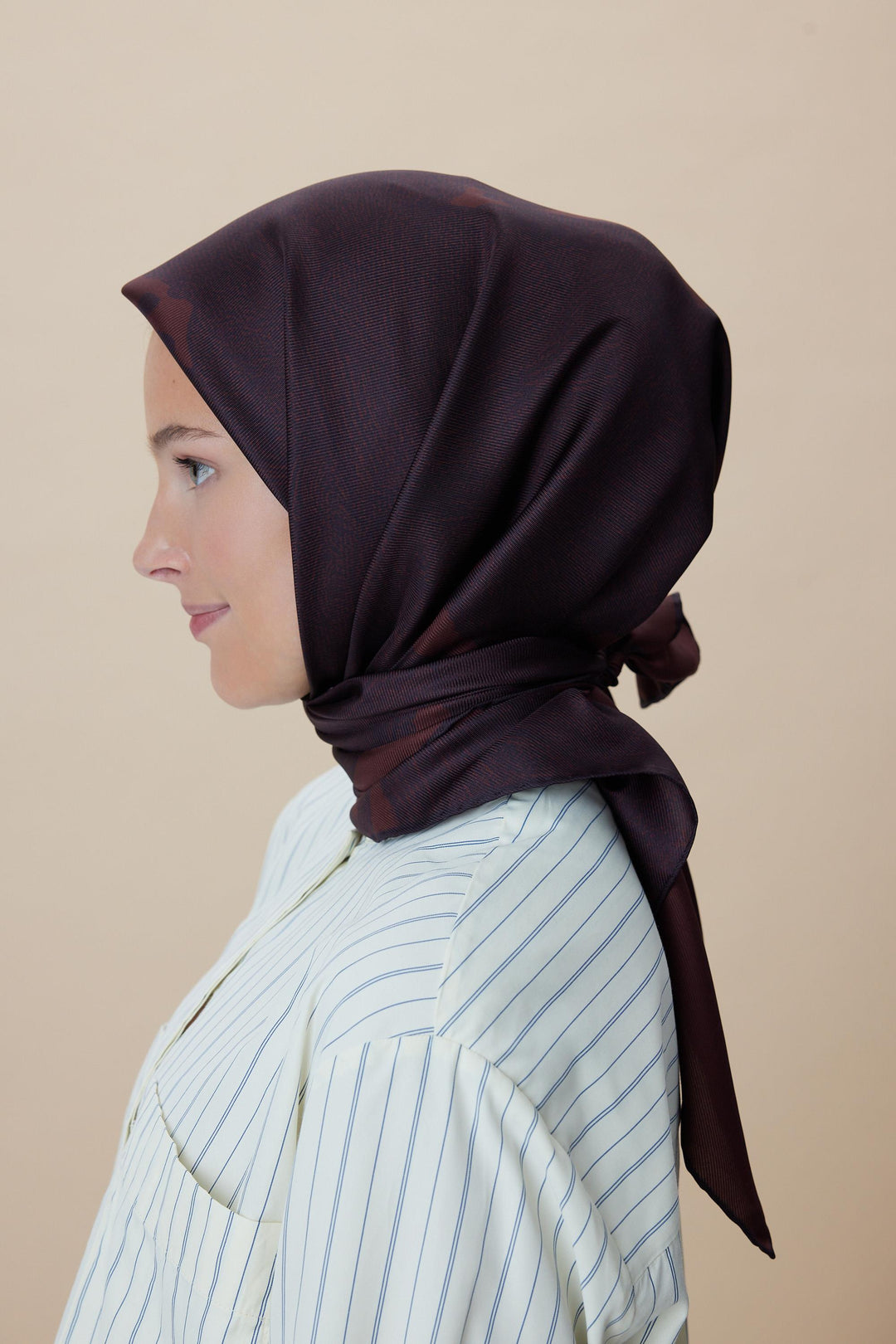 Maisa Farah Mulberry İpek Eşarp - Bordo