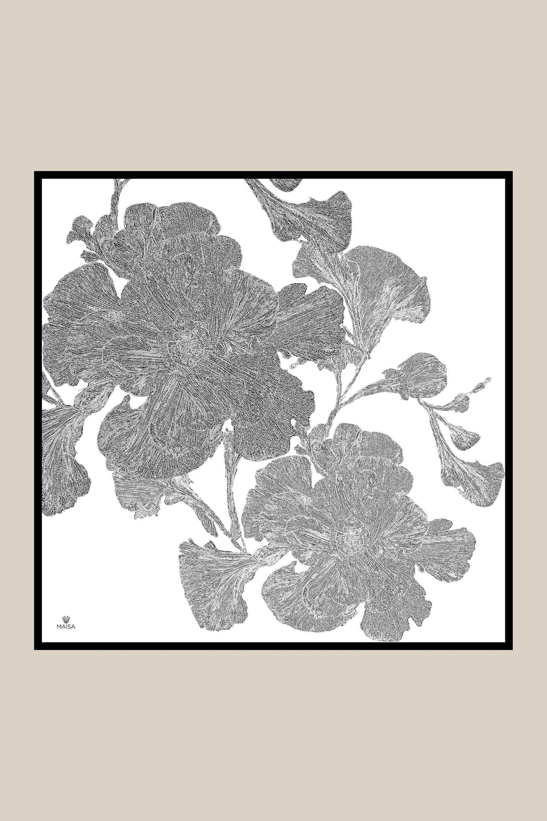 FARAH MULBERRY İPEK EŞARP 90*90 CM - DUMAN - Görsel 9