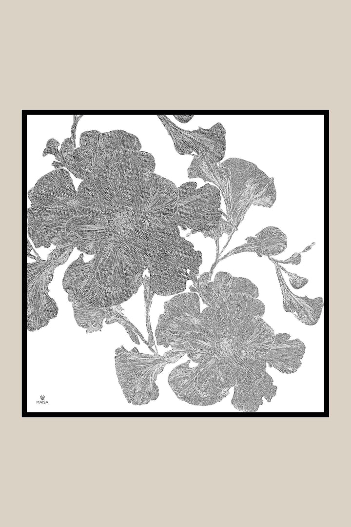FARAH MULBERRY İPEK EŞARP 90*90 CM - DUMAN - Görsel 9
