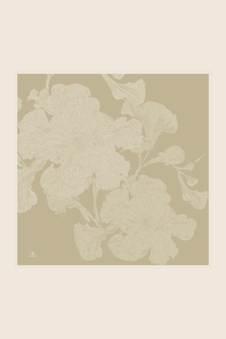 Maisa Farah Mulberry İpek Eşarp - Gold