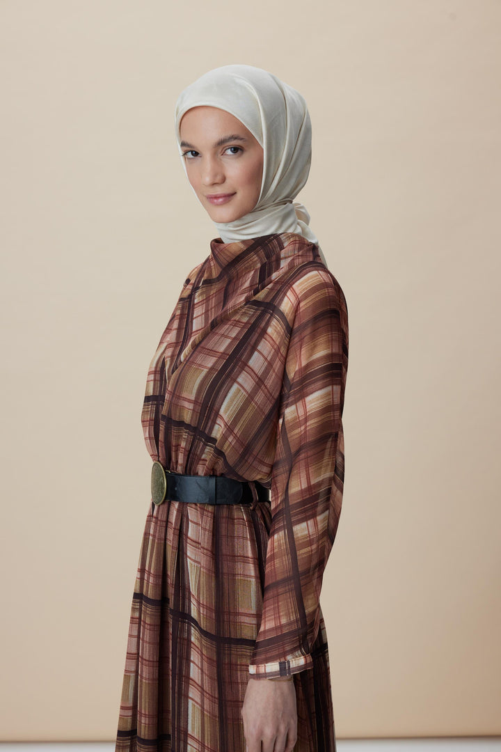 Maisa Farah Mulberry İpek Eşarp - Krem
