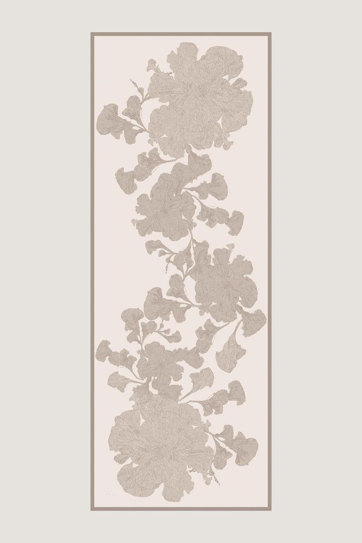 Maisa FARAH MULBERRY İPEK ŞAL 70*190 - BEJ