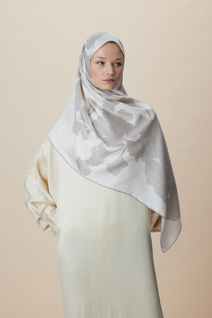 Maisa FARAH MULBERRY İPEK ŞAL 70*190 - BEJ