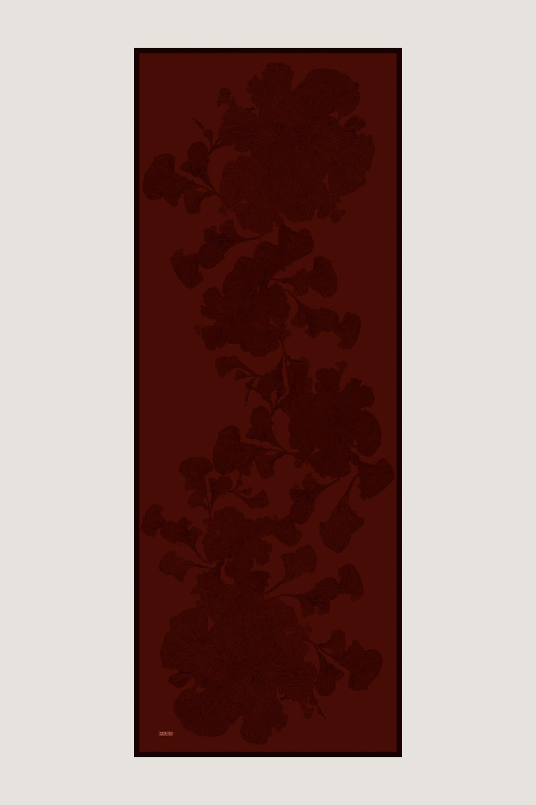 Maisa FARAH MULBERRY İPEK ŞAL 70*190 - BORDO