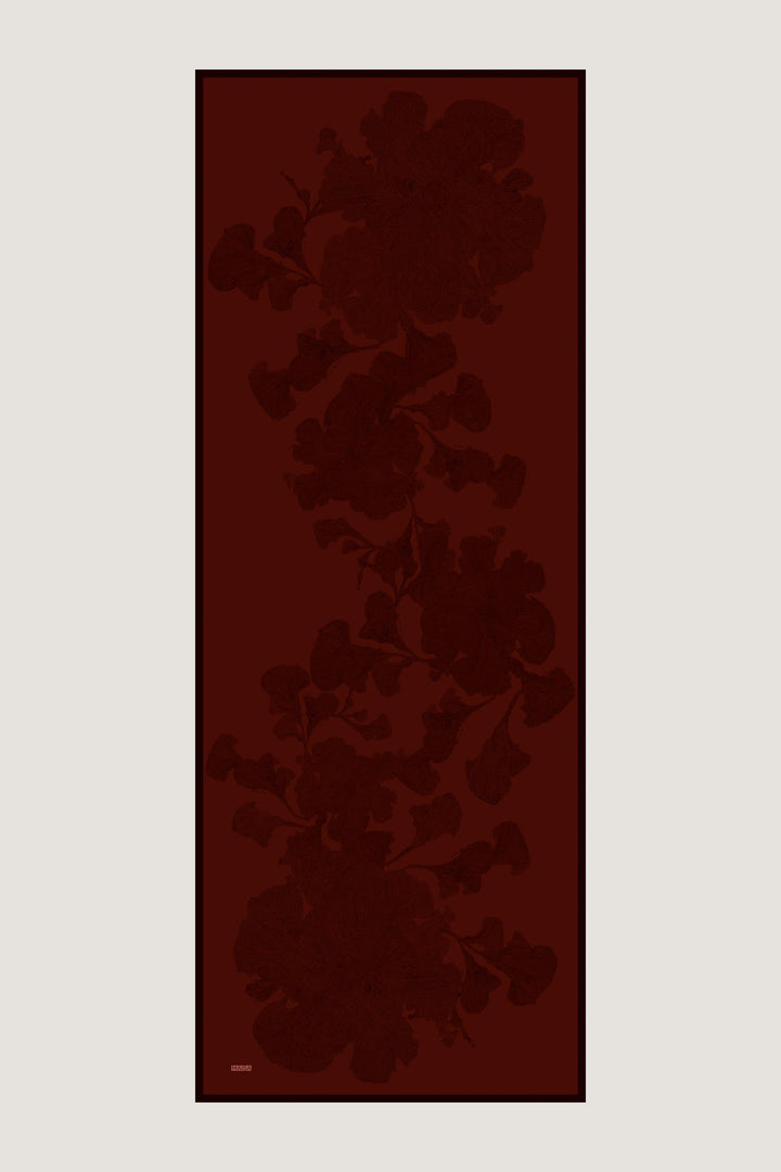 Maisa FARAH MULBERRY İPEK ŞAL 70*190 - BORDO