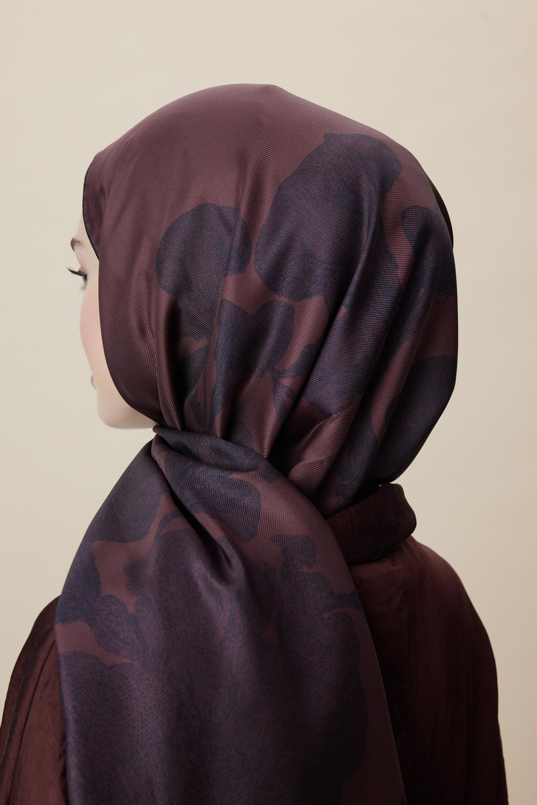 Maisa FARAH MULBERRY İPEK ŞAL 70*190 - BORDO