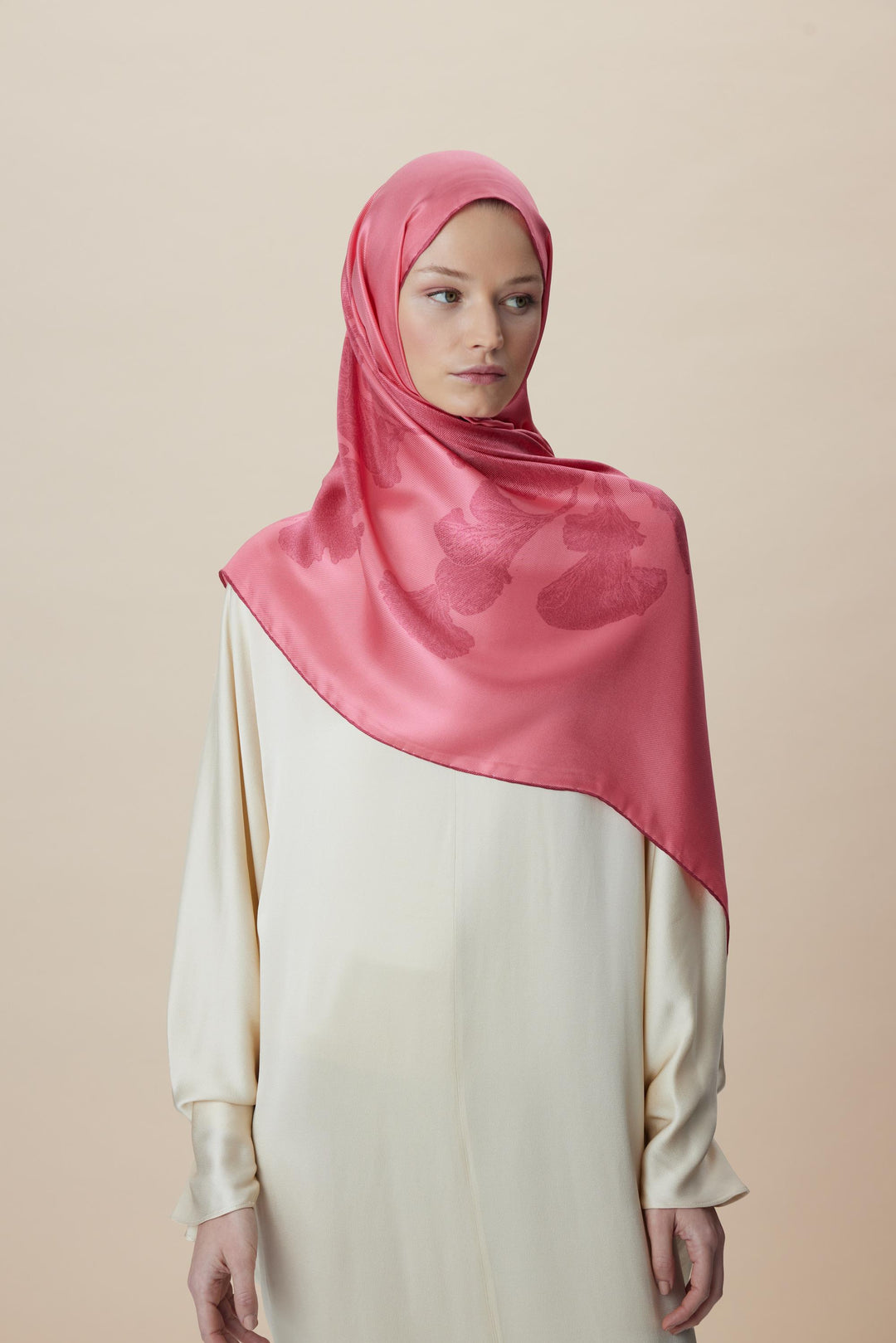 Maisa FARAH MULBERRY İPEK ŞAL 70*190 - FUŞYA