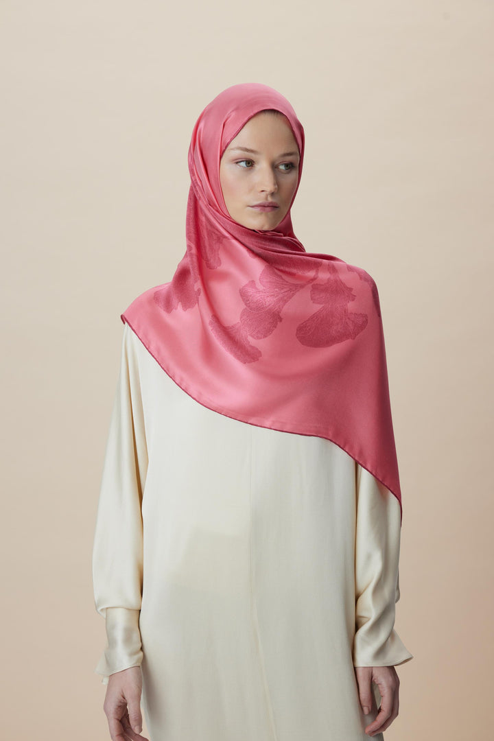 Maisa FARAH MULBERRY İPEK ŞAL 70*190 - FUŞYA