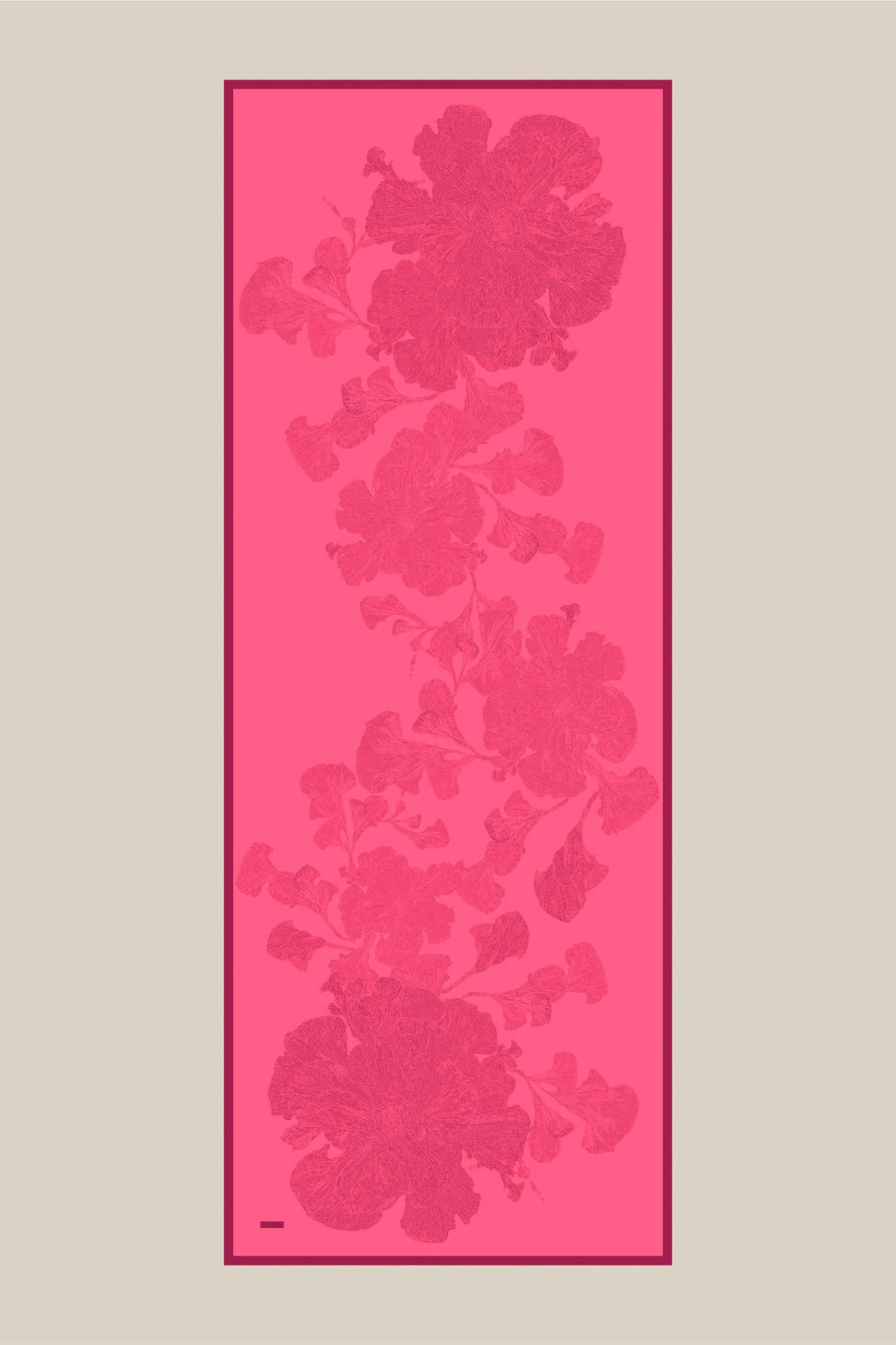 Maisa FARAH MULBERRY İPEK ŞAL 70*190 - FUŞYA