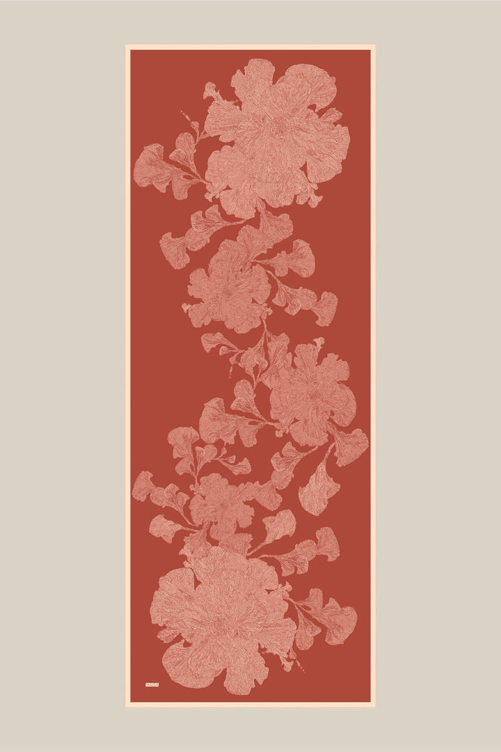 Maisa FARAH MULBERRY İPEK ŞAL 70*190 - GÜL KURUSU