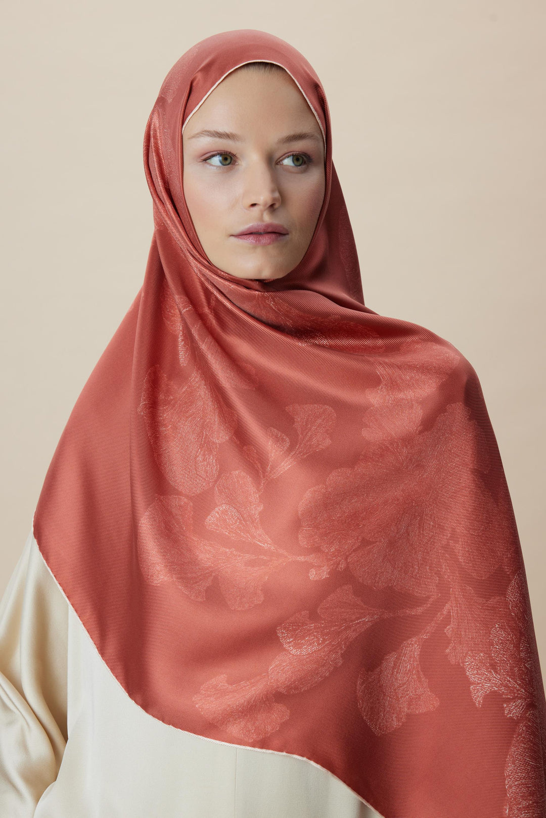 Maisa FARAH MULBERRY İPEK ŞAL 70*190 - GÜL KURUSU
