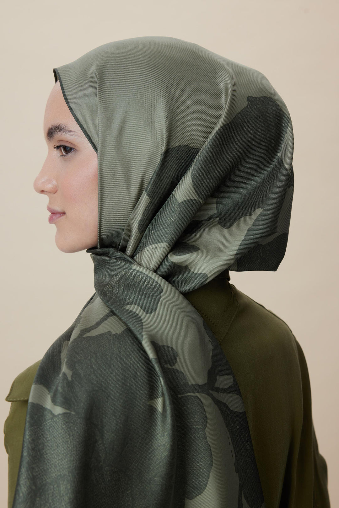 Maisa FARAH MULBERRY İPEK ŞAL 70*190 - HAKİ
