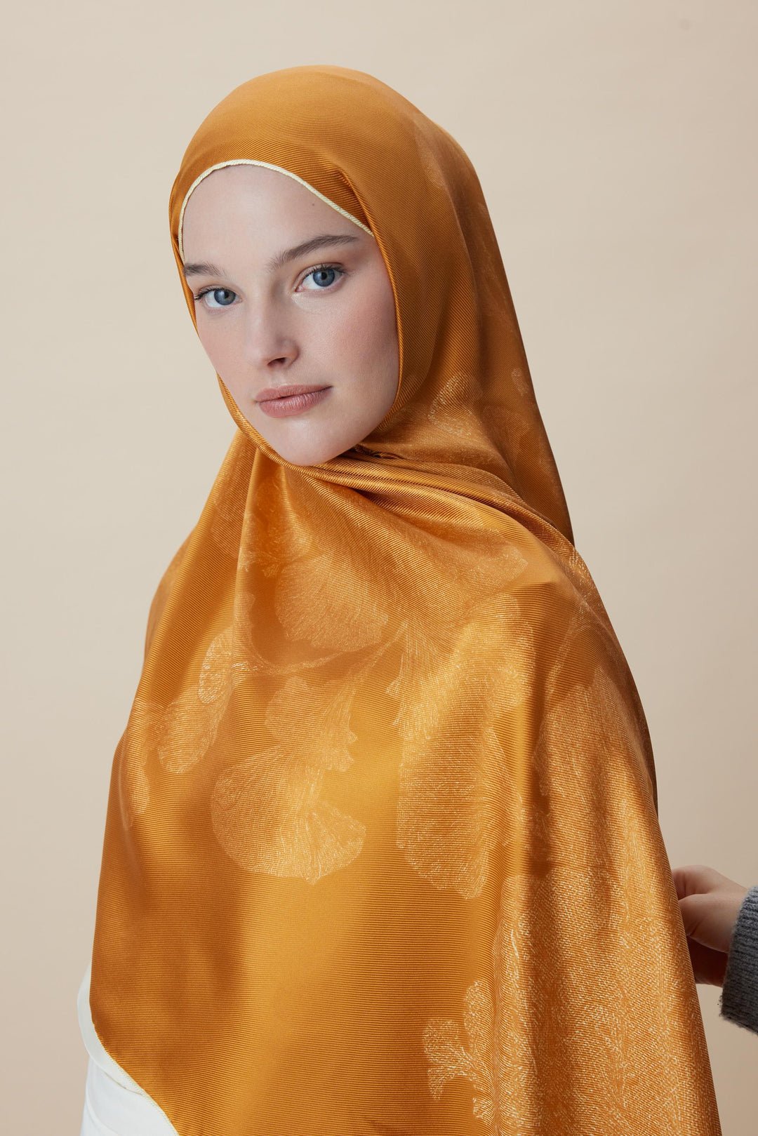 Maisa FARAH MULBERRY İPEK ŞAL 70*190 - HARDAL