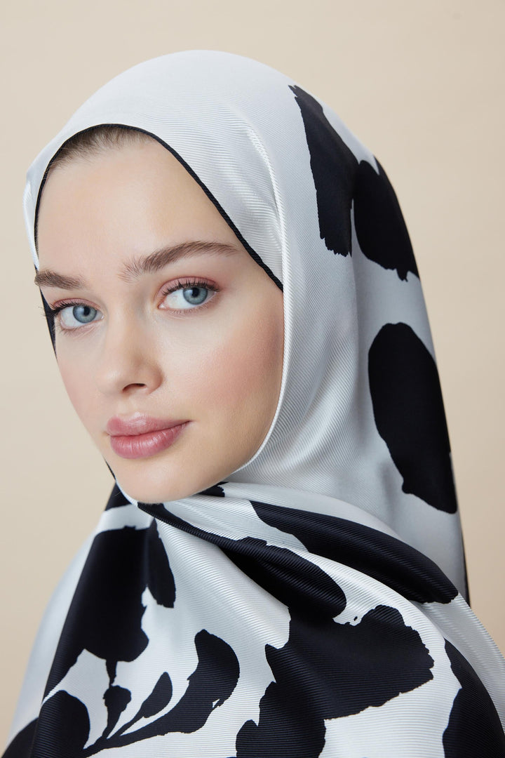 Maisa FARAH MULBERRY İPEK ŞAL 70*190 - K. SİYAH