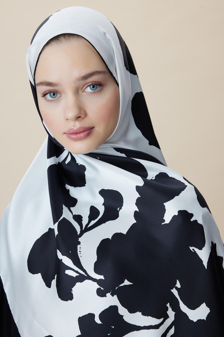 Maisa FARAH MULBERRY İPEK ŞAL 70*190 - K. SİYAH