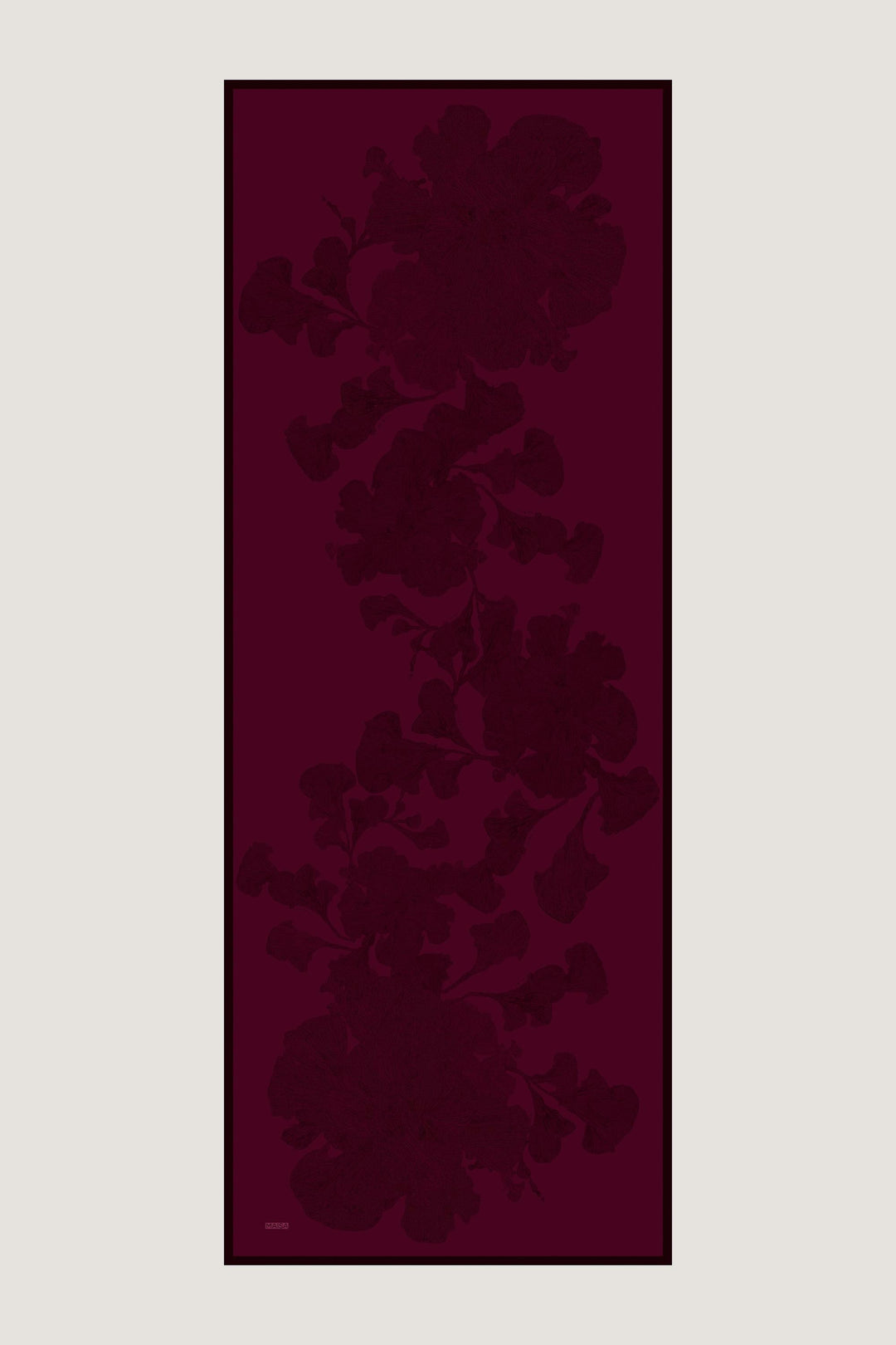 Maisa FARAH MULBERRY İPEK ŞAL 70*190 - MÜRDÜM