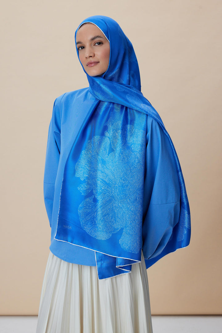 Maisa FARAH MULBERRY İPEK ŞAL 70*190 - SAKS