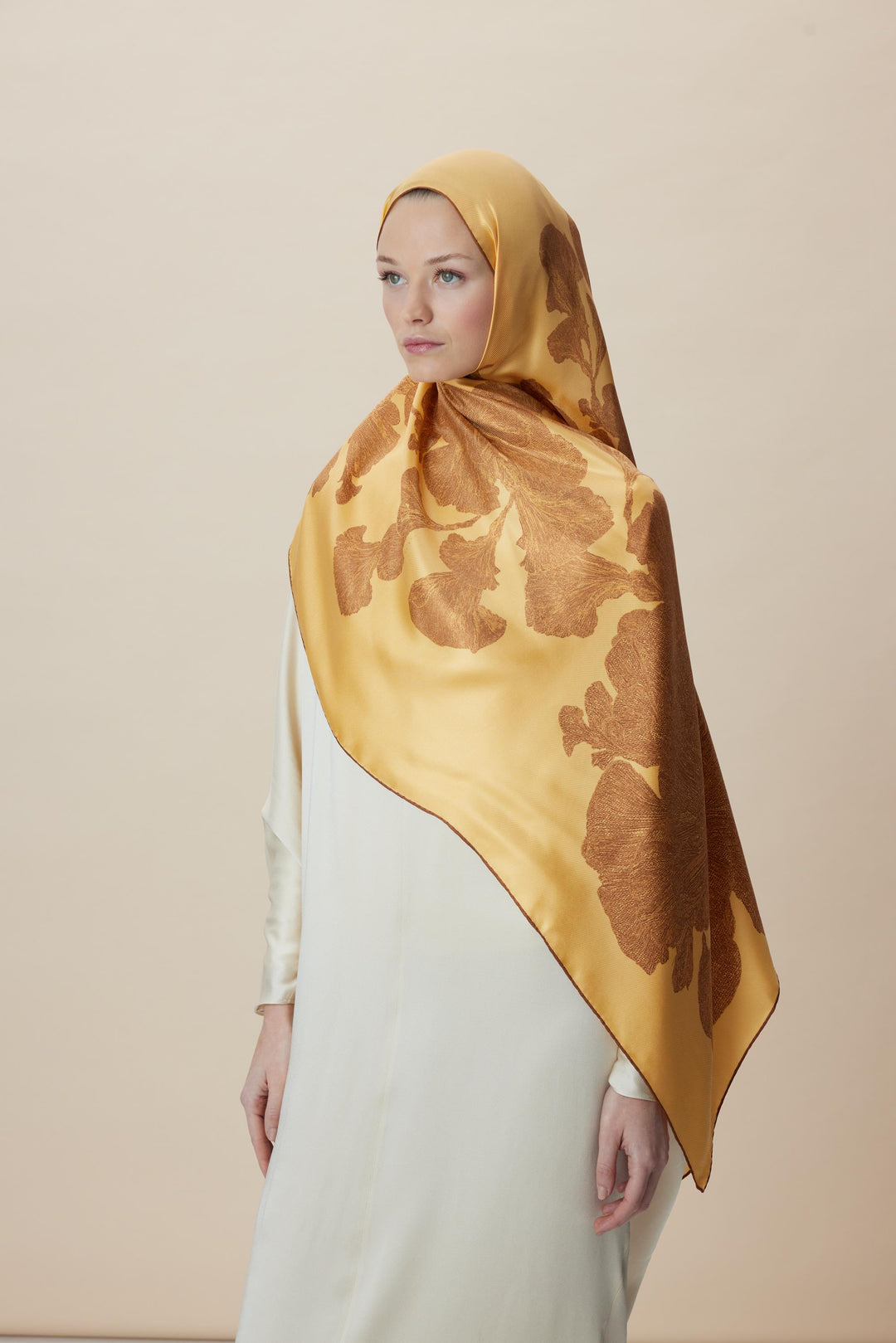 Maisa FARAH MULBERRY İPEK ŞAL 70*190 - SARI