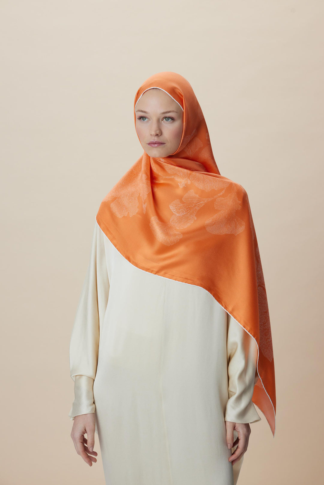 Maisa FARAH MULBERRY İPEK ŞAL 70*190 - TURUNCU