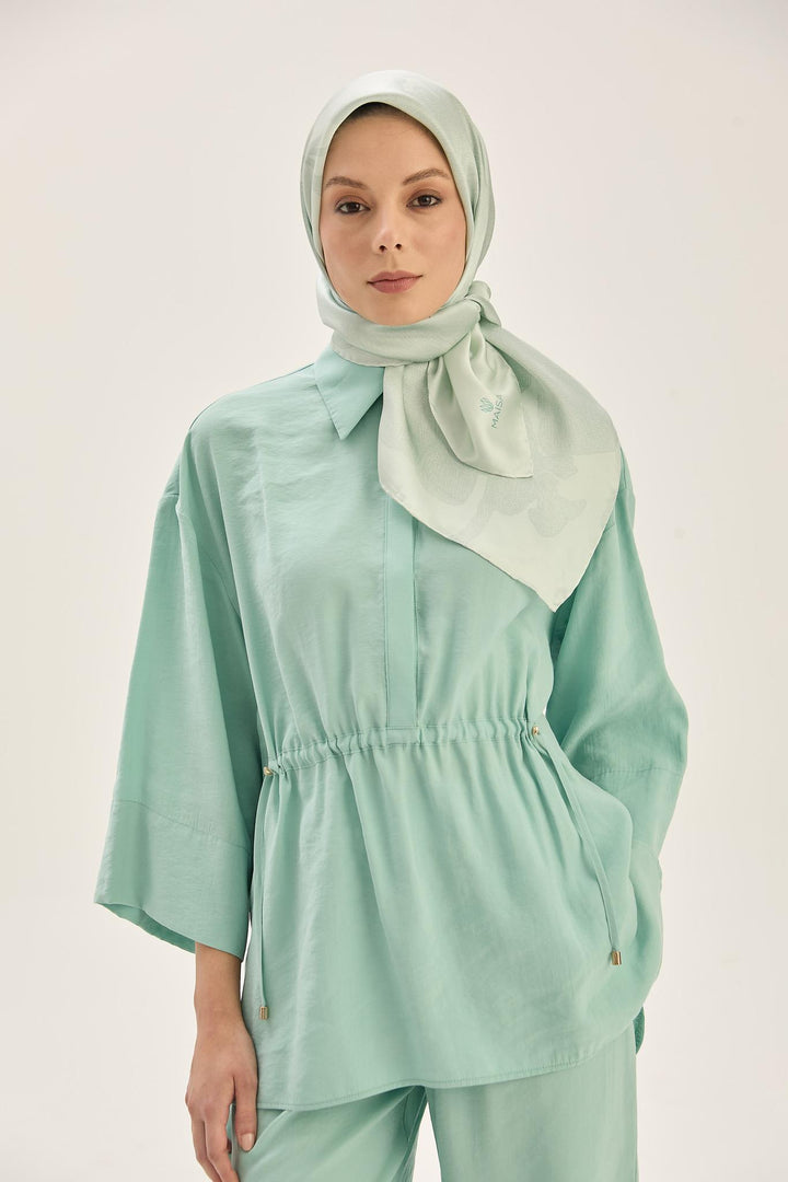 Maisa Farah Sura İpek Eşarp - Açık Mavi
