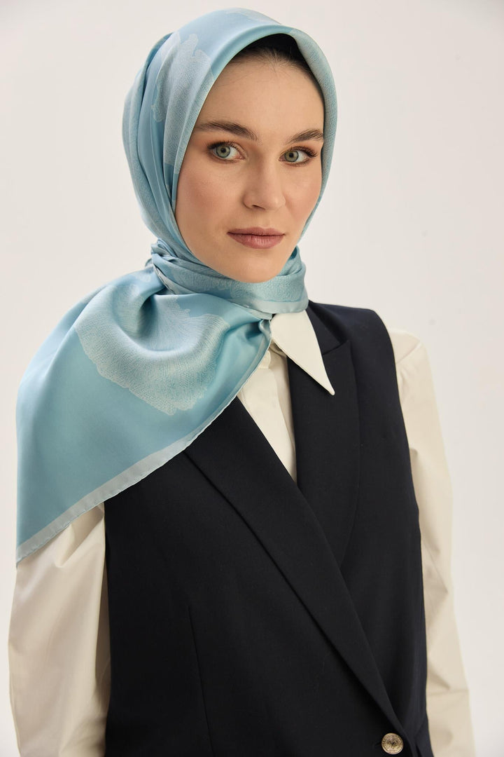 Maisa Farah Sura İpek Eşarp - Mavi