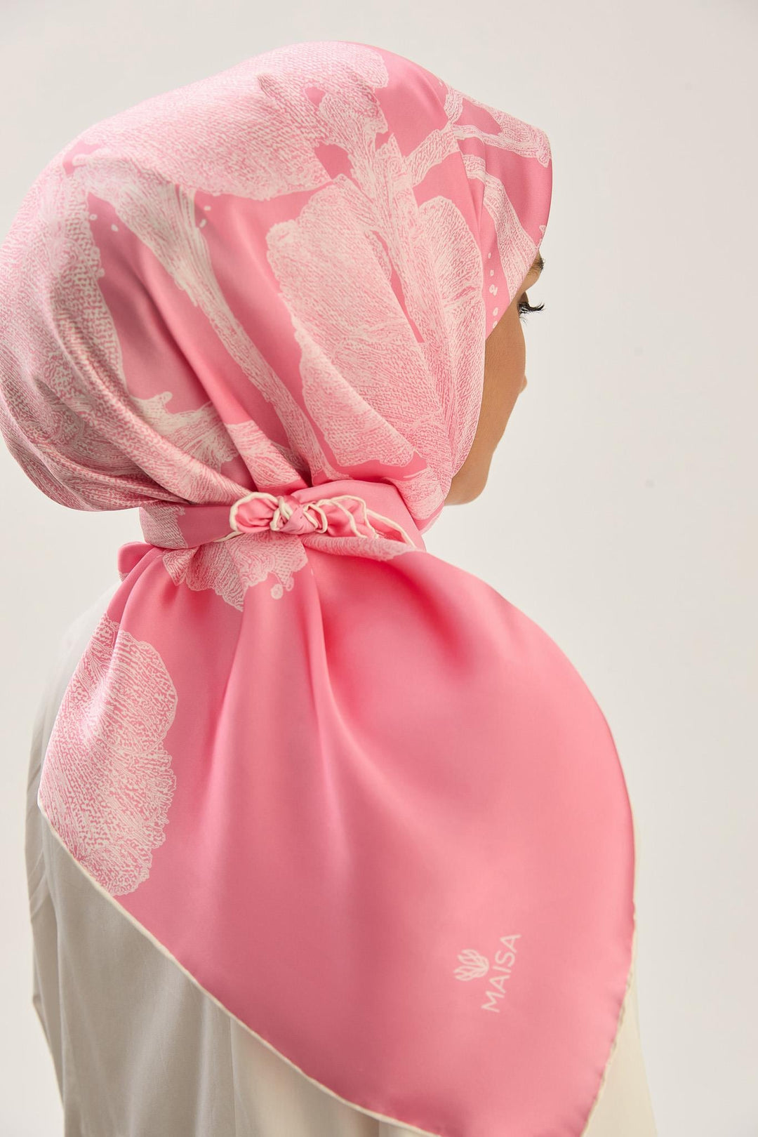 Maisa Farah Sura İpek Eşarp - Pembe