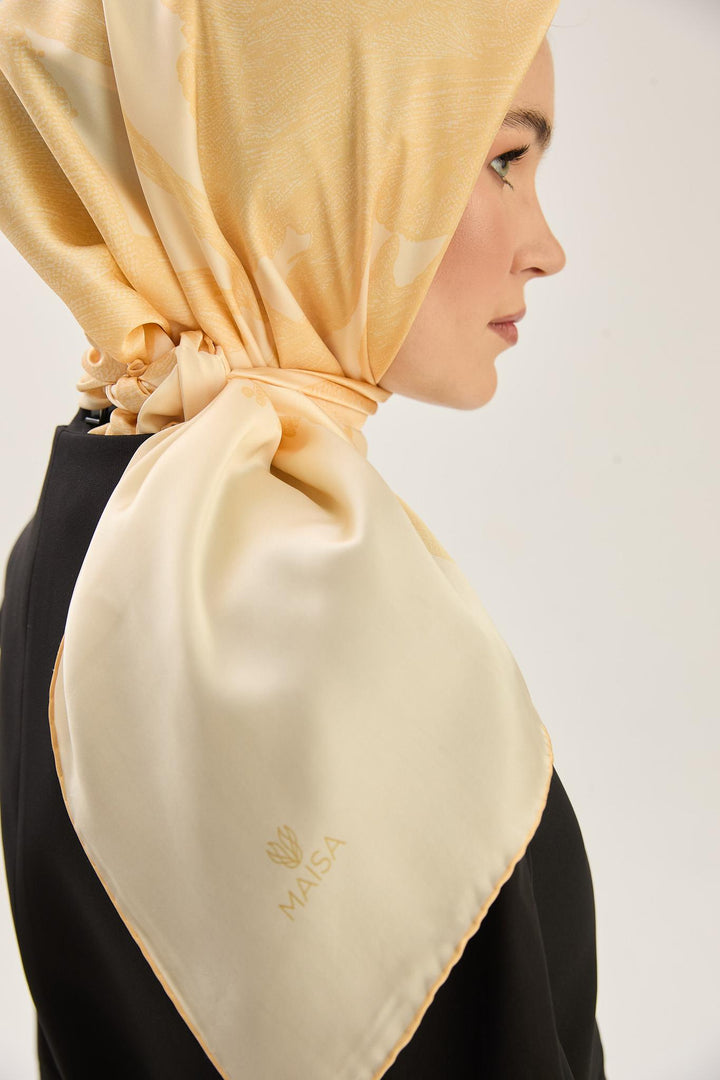 Maisa Farah Sura İpek Eşarp - Sarı