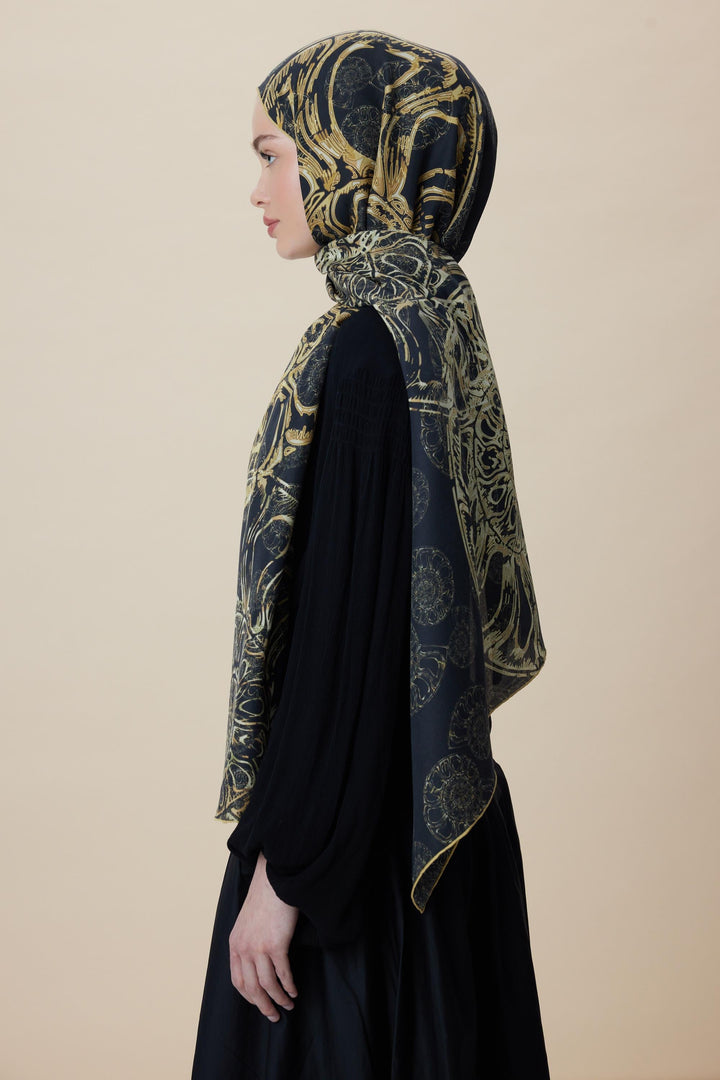 Maisa FASL PAMUK İPEK ŞAL 70*190 CM - ACI KAHVE
