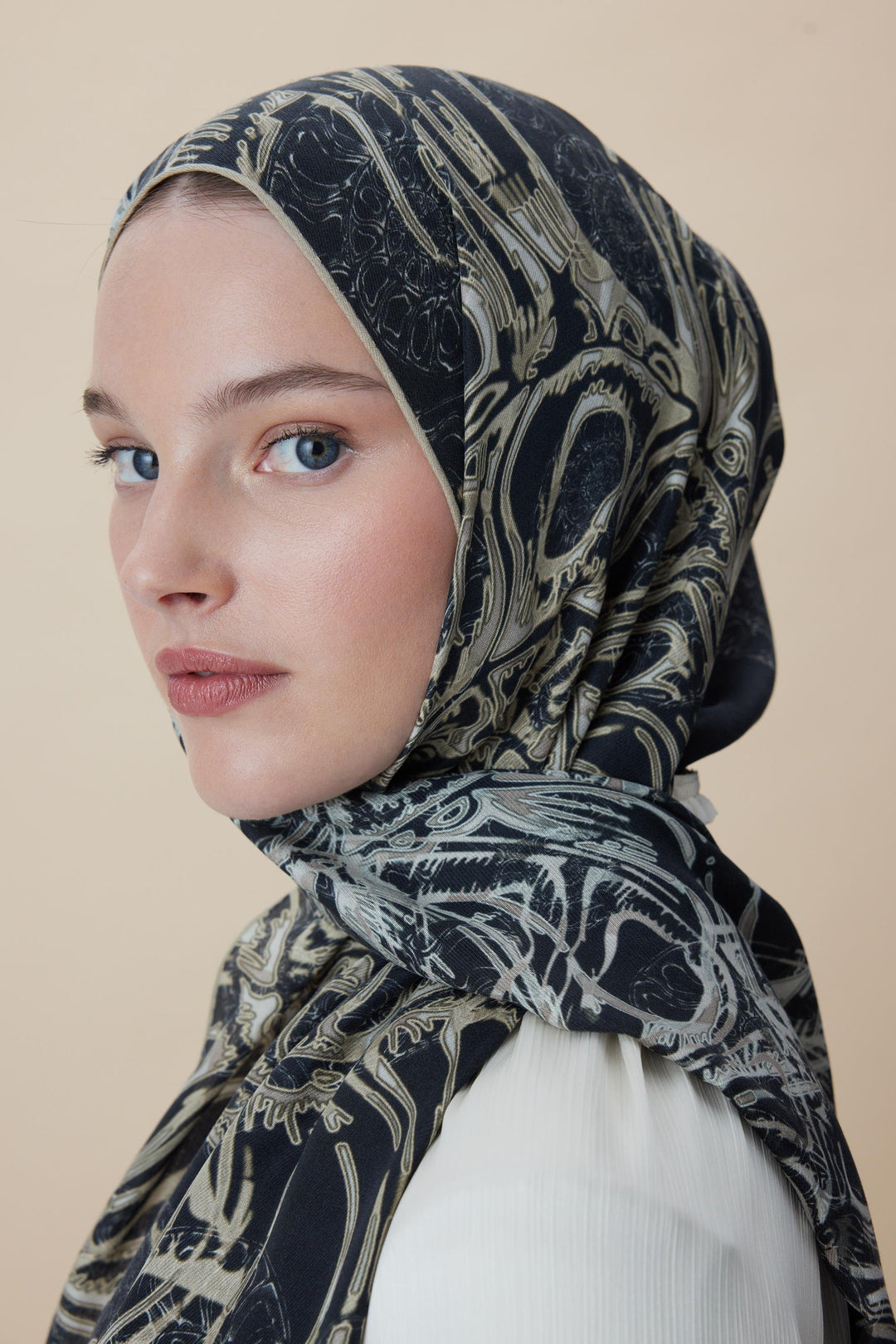 Maisa FASL PAMUK İPEK ŞAL 70*190 CM - ANTRASİT