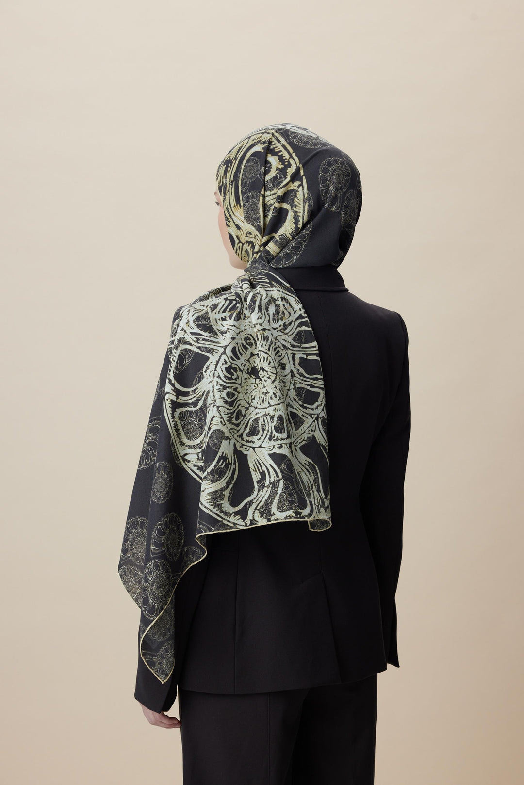 Maisa FASL PAMUK İPEK ŞAL 70*190 CM - KAHVERENGİ