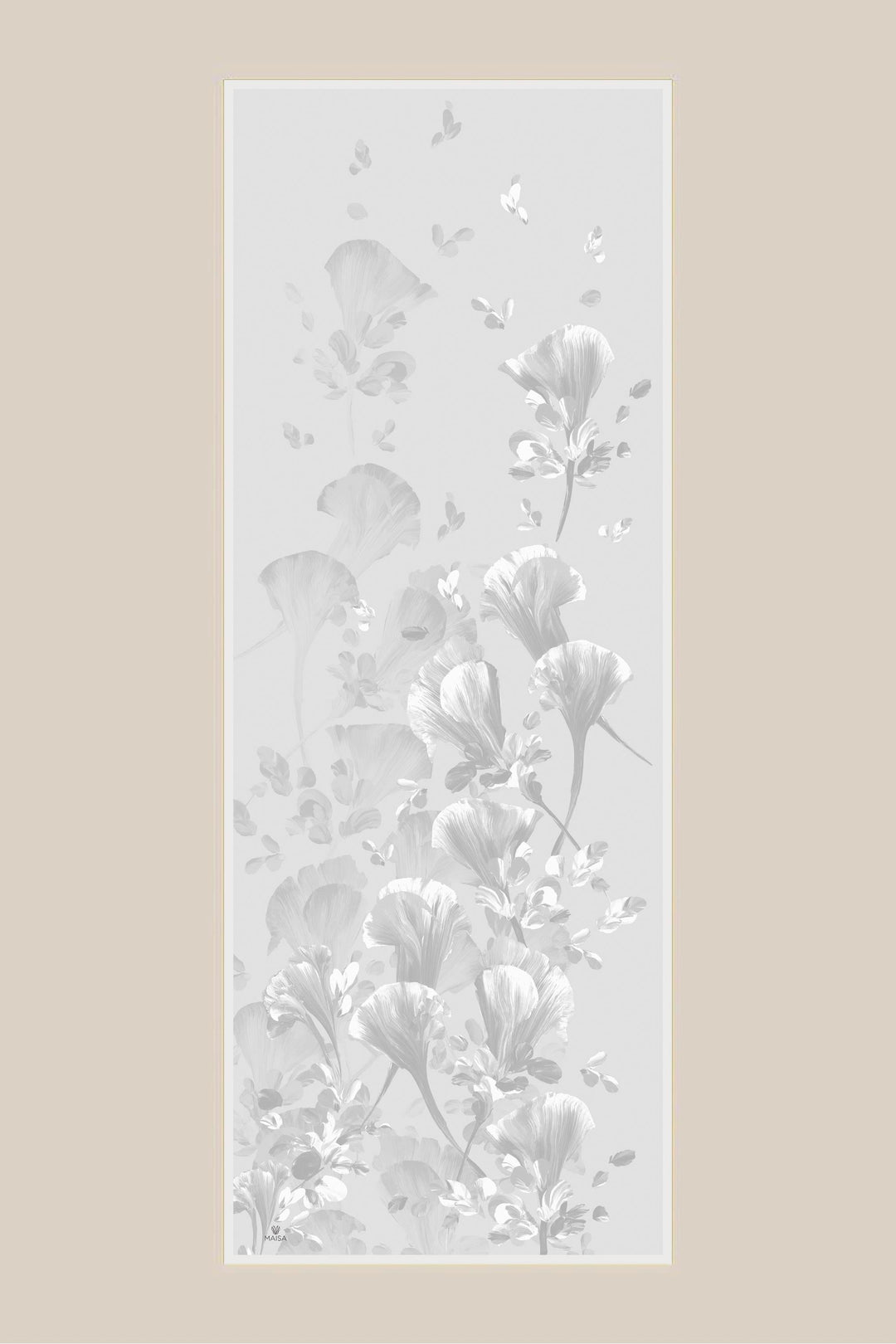 Maisa GEM KREP İPEK ŞAL 70*190 CM - AÇIK GRİ