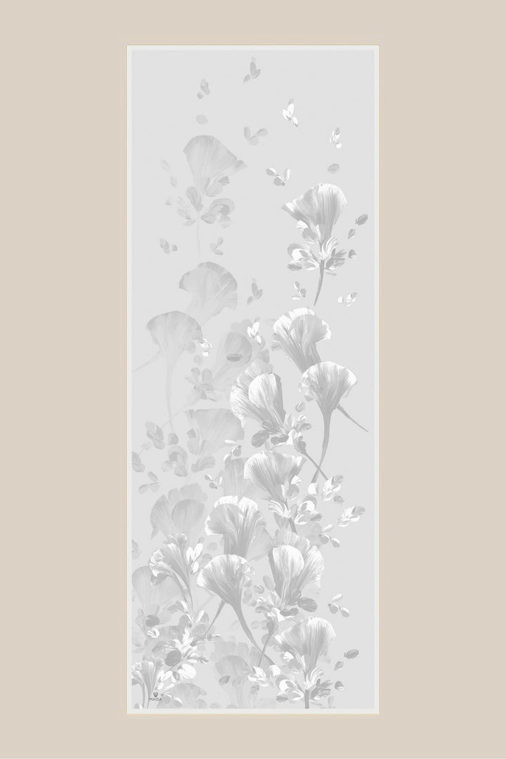Maisa GEM KREP İPEK ŞAL 70*190 CM - AÇIK GRİ
