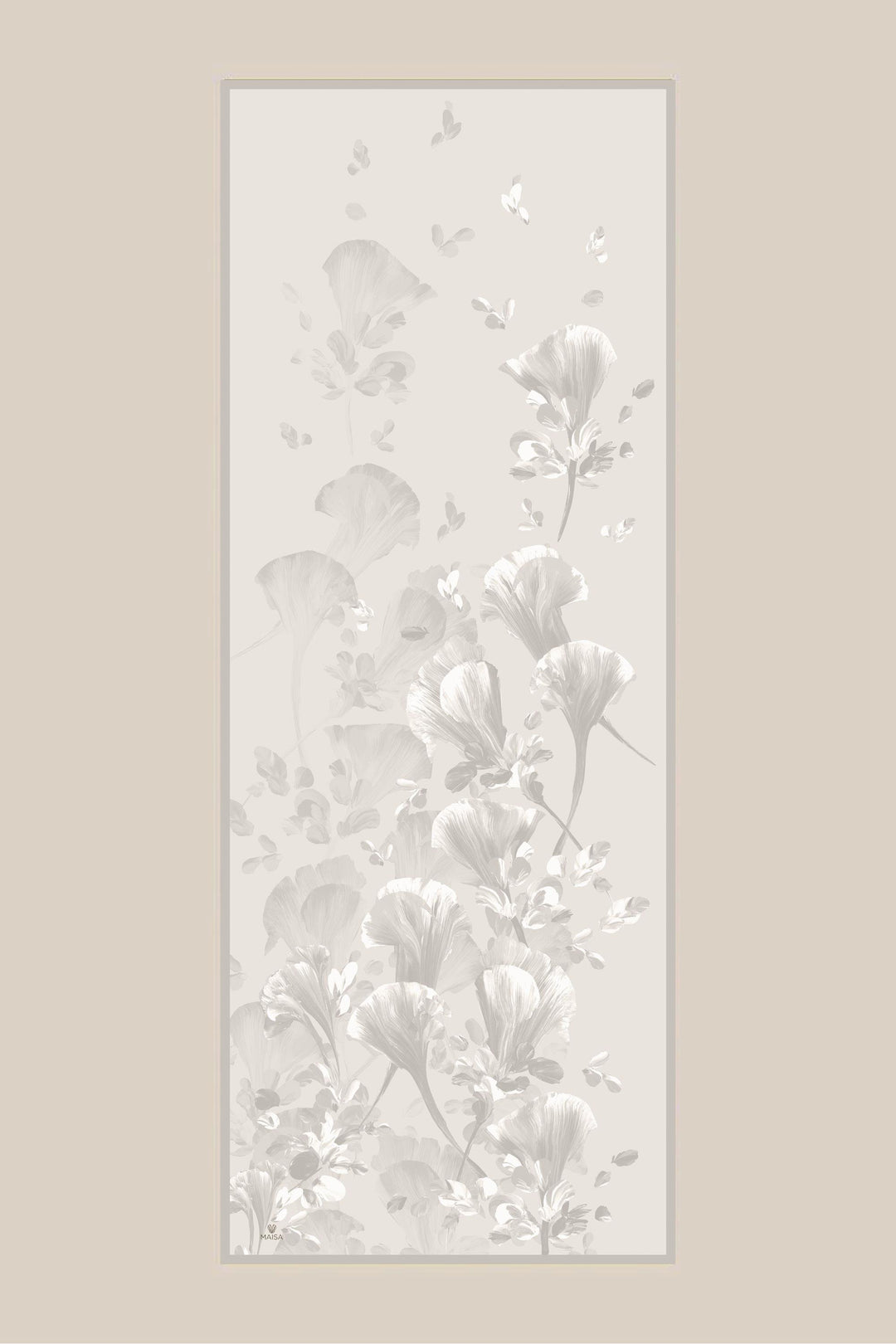Maisa GEM KREP İPEK ŞAL 70*190 CM - KREM
