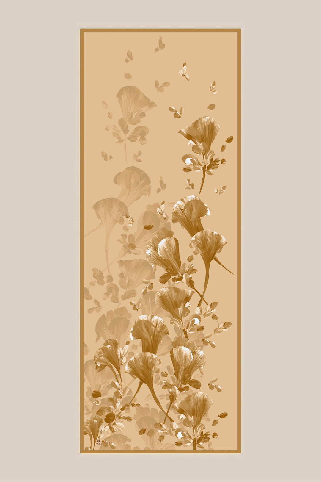 Maisa GEM KREP İPEK ŞAL 70*190 CM - KUM
