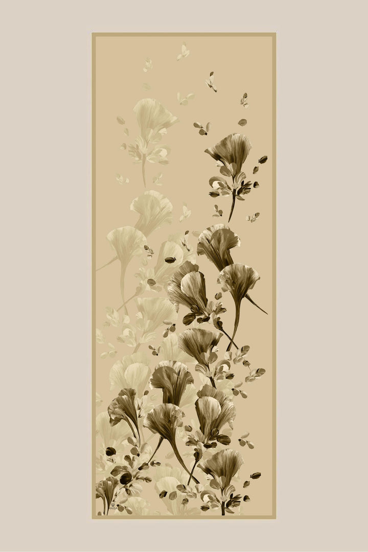 Maisa GEM KREP İPEK ŞAL 70*190 CM - TOPRAK