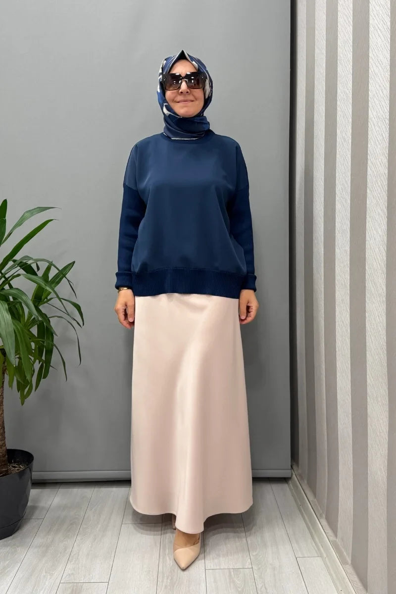 Ghisa Bluz Siyah 26KÖRBLZ 4907 - Lacivert - Görsel 1 