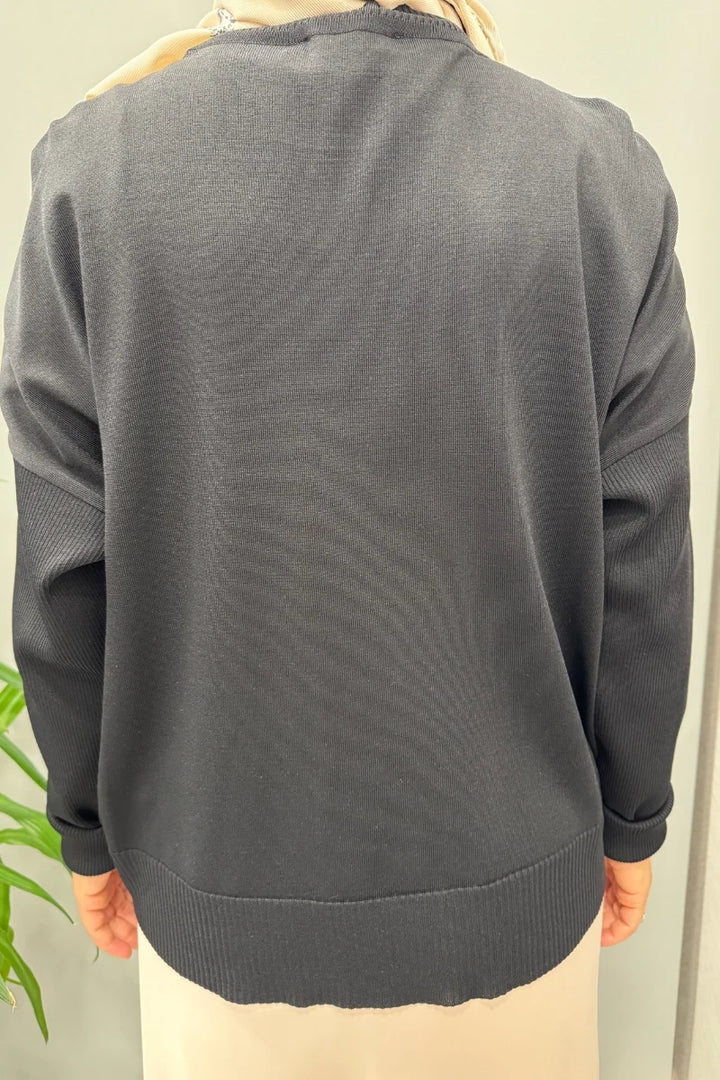 Ghisa Bluz Siyah 26KÖRBLZ 4907 - Siyah - Görsel 5 