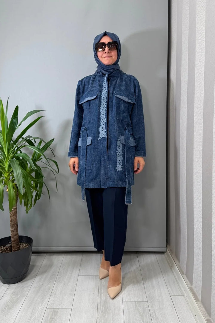 Ghisa Ceket Lacivert 26KGSCKT 3187