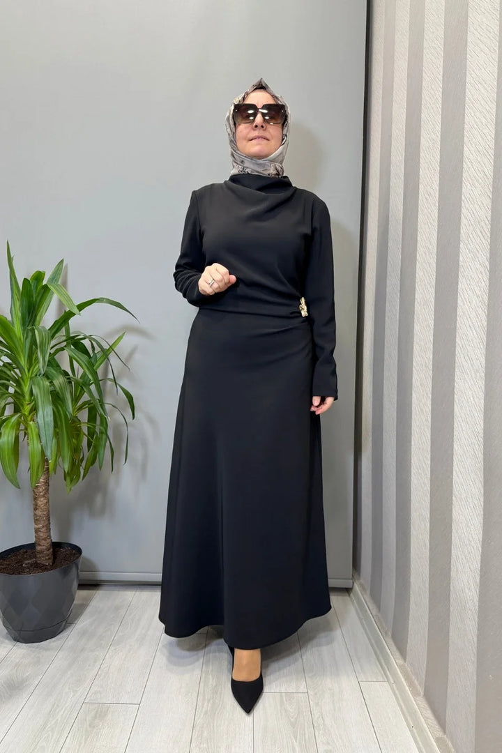 Ghisa Elbise Siyah 3610E 4329