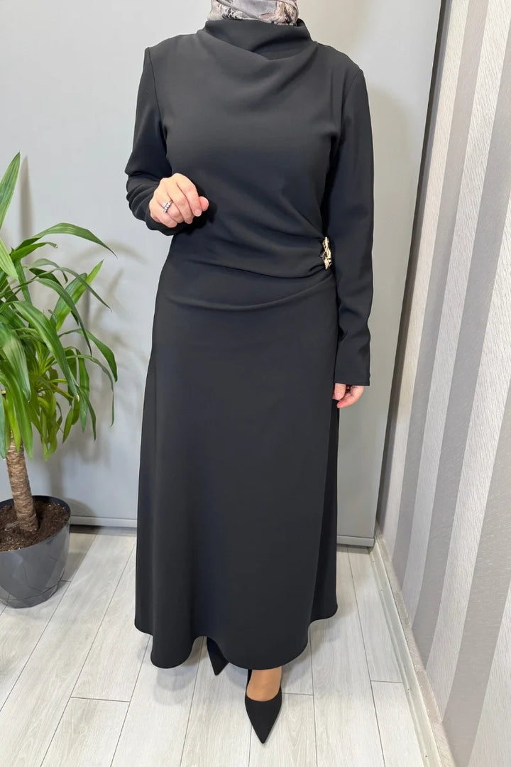 Ghisa Elbise Siyah 3610E 4329