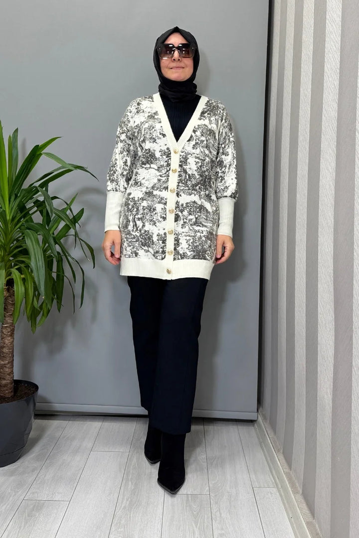 Ghisa Hırka Beyaz 26KGSHRK 3336