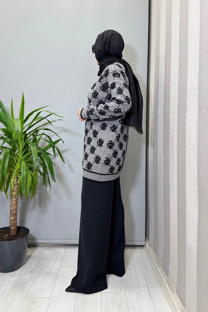 Ghisa Hırka Gri 26KOBCKT 3348