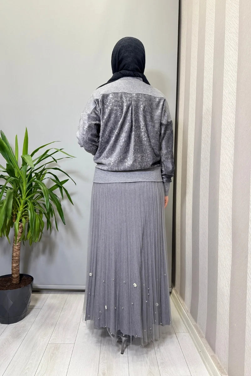 Ghisa Hırka Gri 26KÖRHRK 3353 - Gri - Görsel 3 