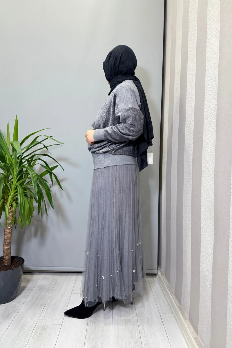 Ghisa Hırka Gri 26KÖRHRK 3353 - Gri - Görsel 2 #renk_gri