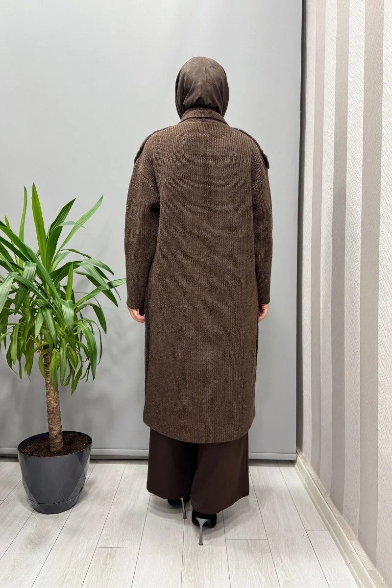 Ghisa Hırka Kahve 5KGSHRK 3050 - Kahve - Görsel 3 