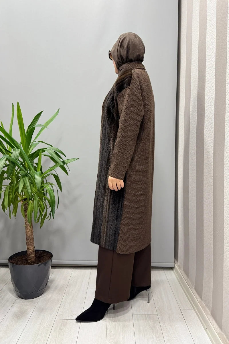 Ghisa Hırka Kahve 5KGSHRK 3050 - Kahve - Görsel 2 #renk_kahve