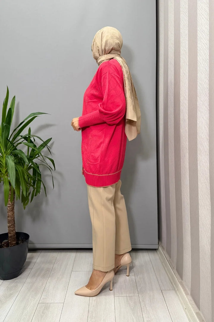 Ghisa Hırka Kırmızı 26KOBHRK 3166