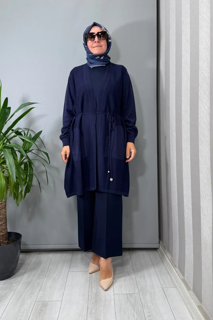 Ghisa Hırka Bordo 26KOBHRK 3185 - Siyah - Görsel 1 