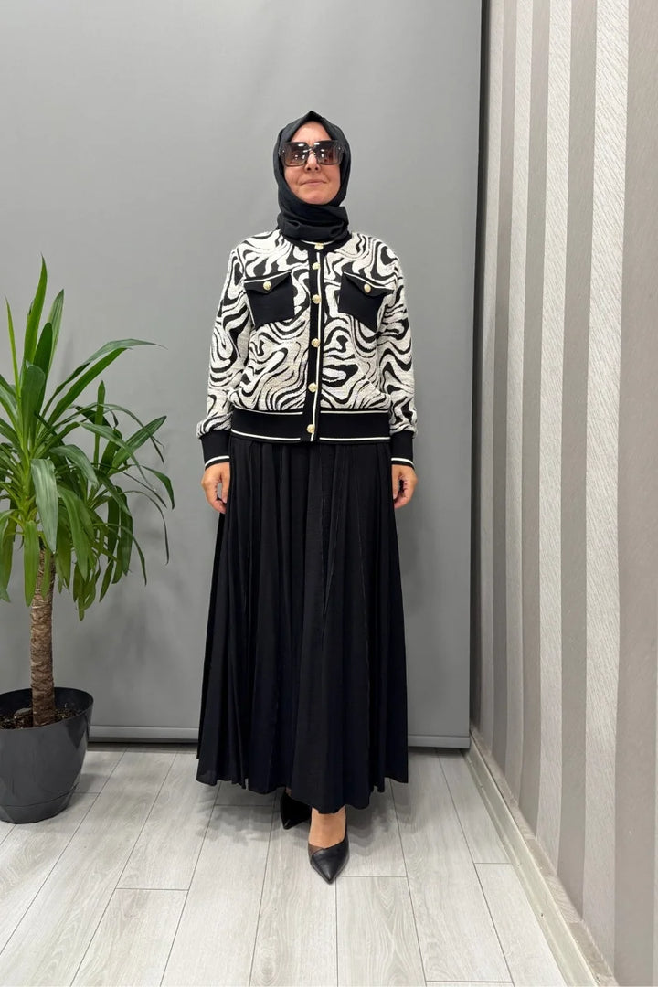 Ghisa Hırka Siyah 26KÖRHRK 3224